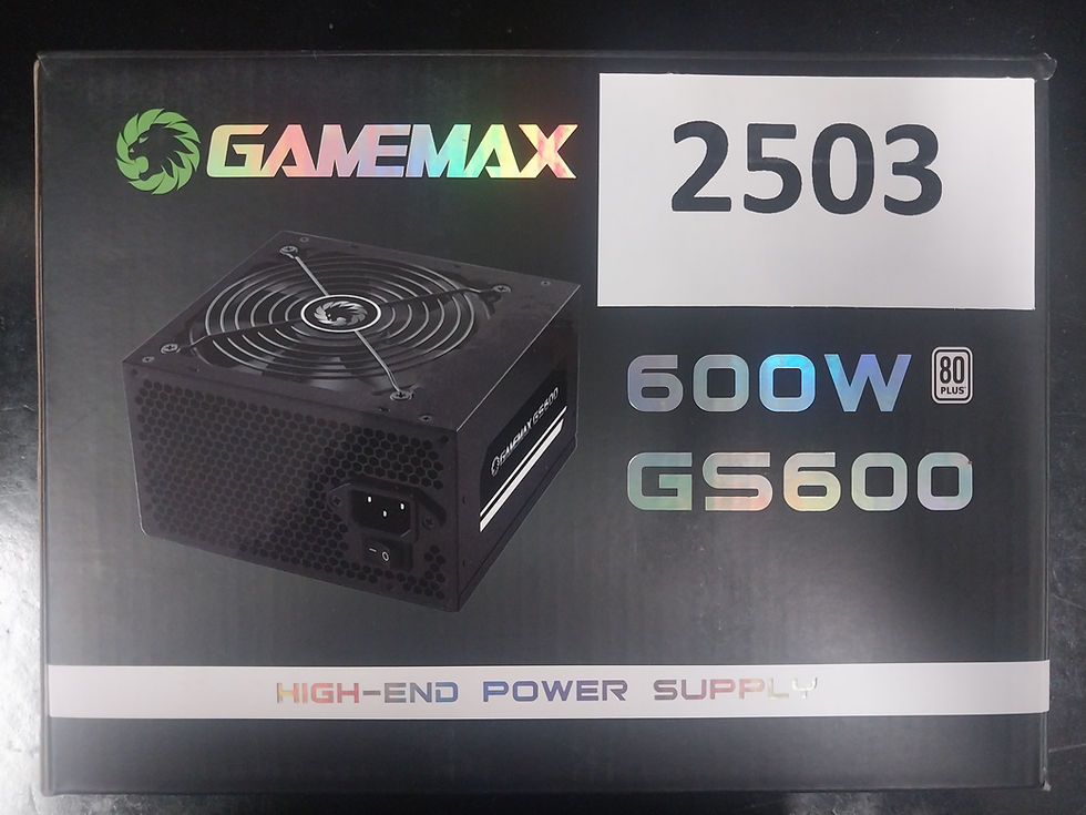 Miniatura: Fonte de Alimentação Gamemax GS600 - 600W, 80 Plus, White, PFC Ativo,