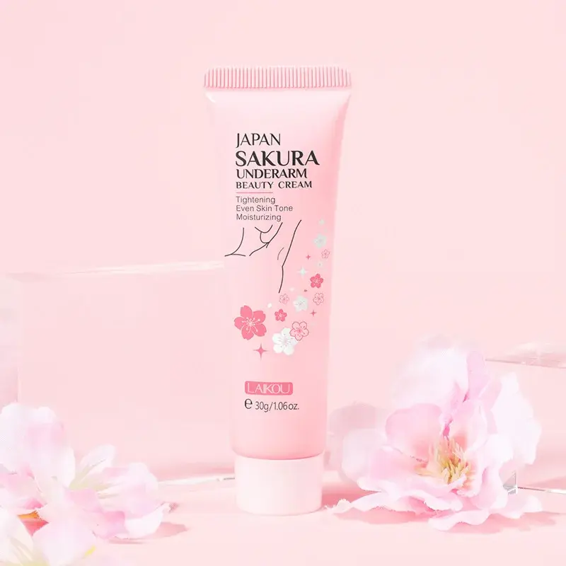 Thumbnail: Laikou Sakura Underarm Cream Knee Buttocks Dark Skin  Improve Melanin Pigmentati
