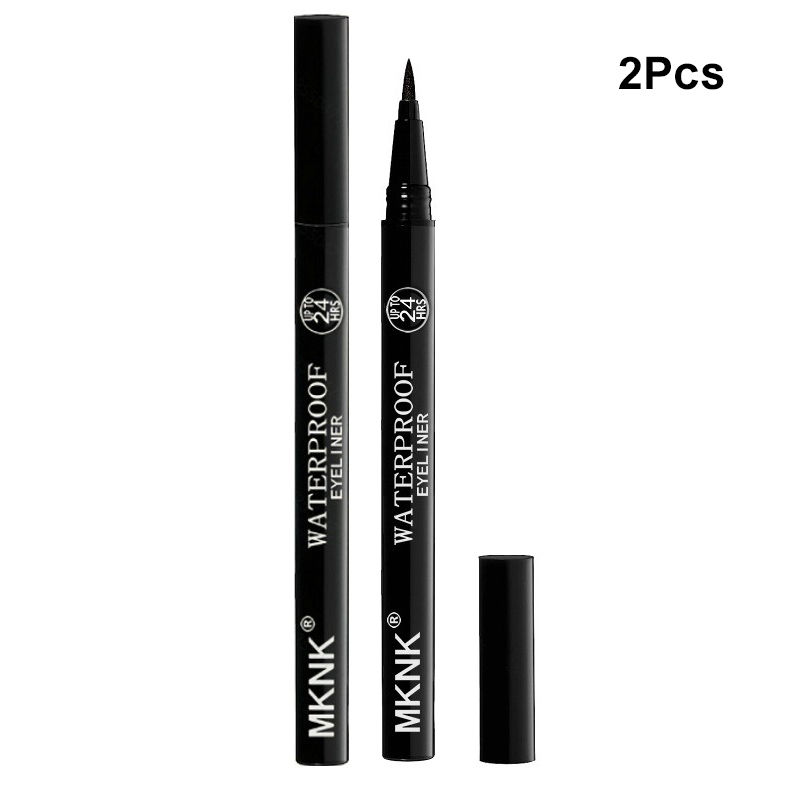 Thumbnail: 1/2Pcs Black Eyeliner Pencils-Smudge-Proof,  Waterproof Long-Lasting &Beginner-F