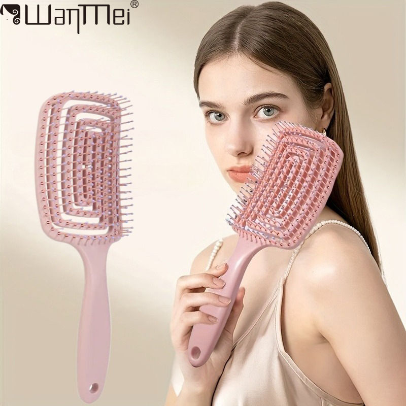 WANMEI Volumizing Detangling Hair Massage comb Hair Massage Comb with Hollowed-O