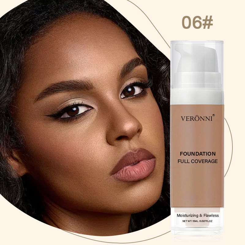 Thumbnail: Full Coverage Foundation Bottles - Buildable Full Coverage Liquid Makeup for Cus