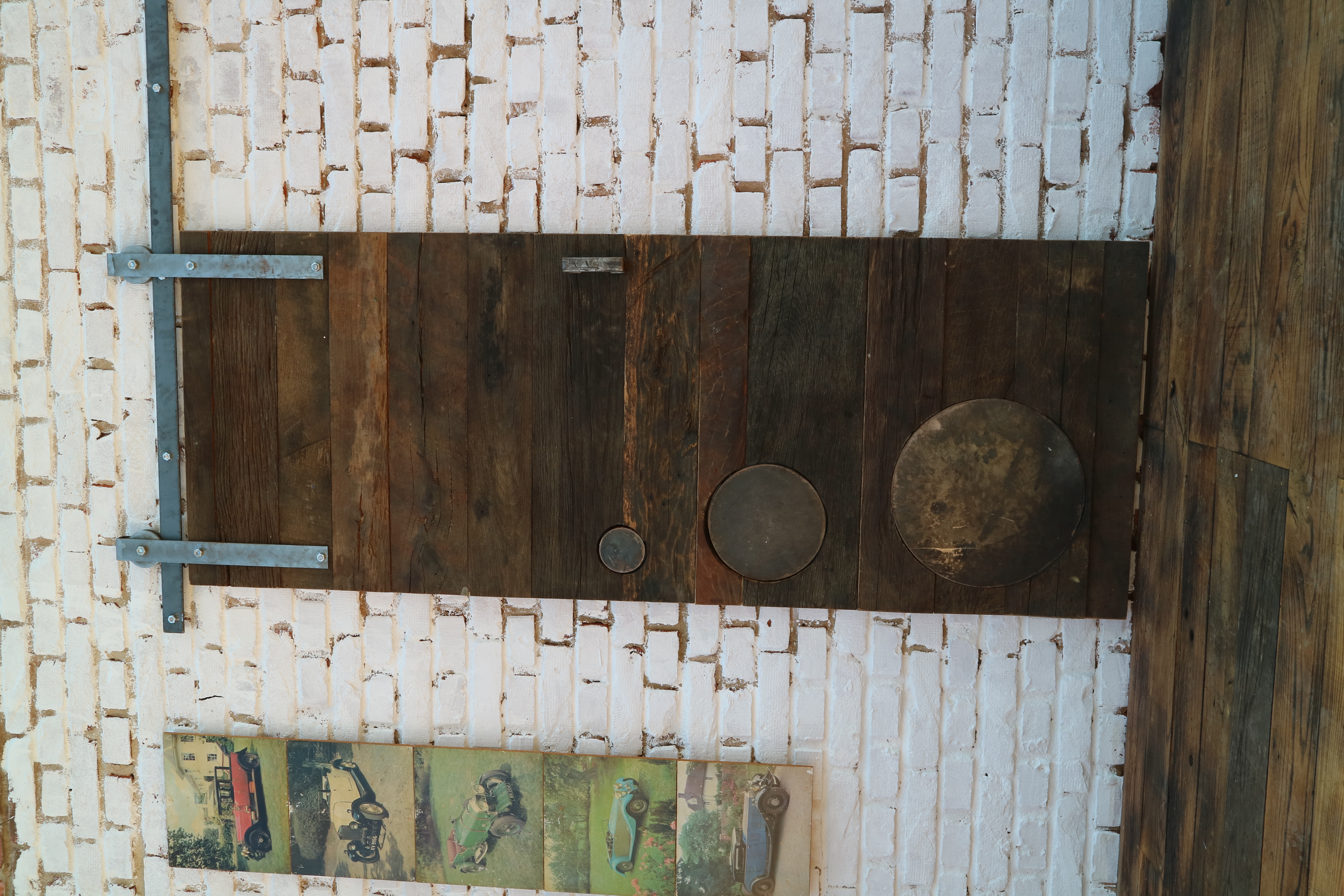 Weathered Oak Barn Sliding Door