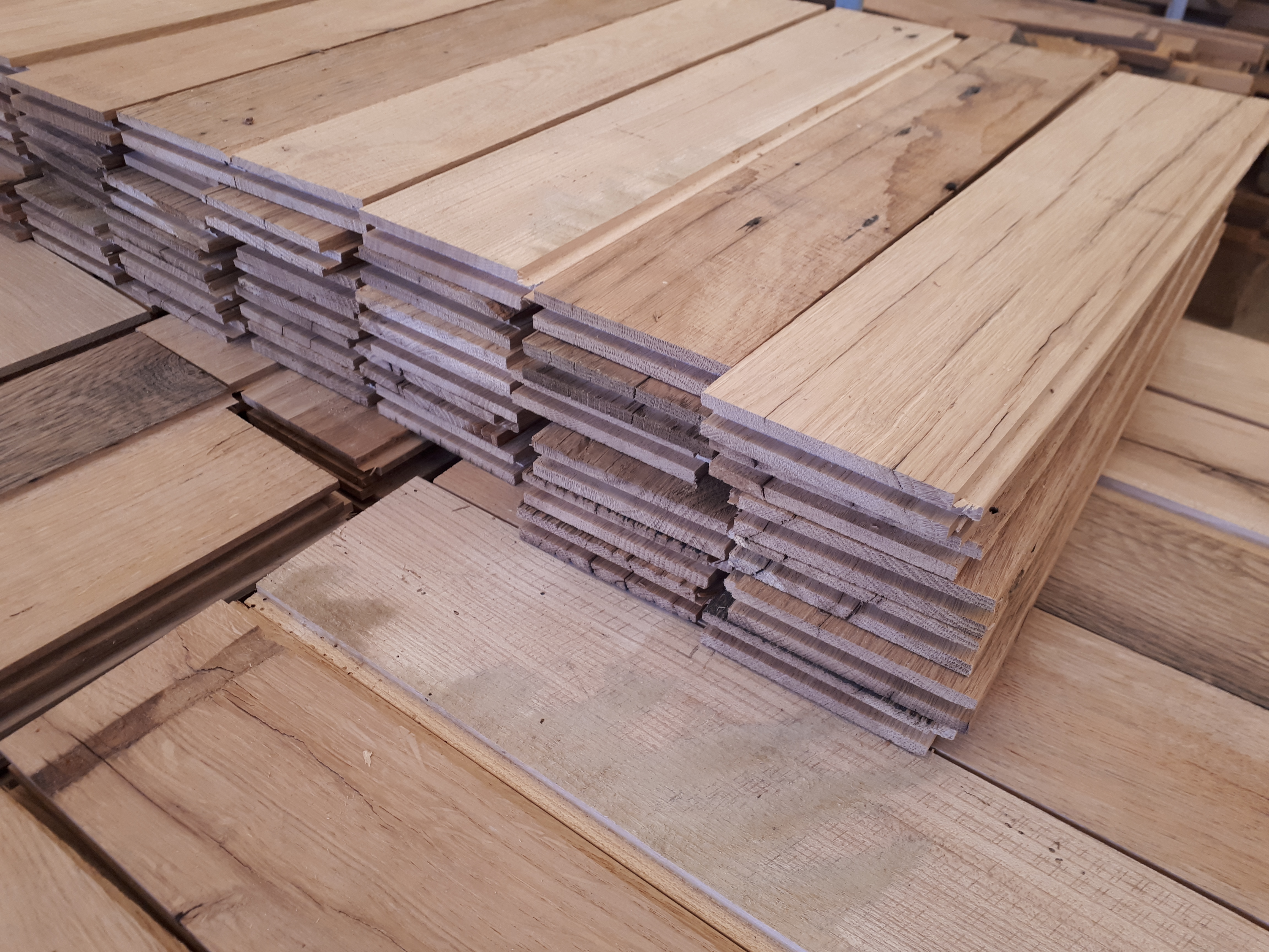 Herringbone Reclaimed Oak flooring