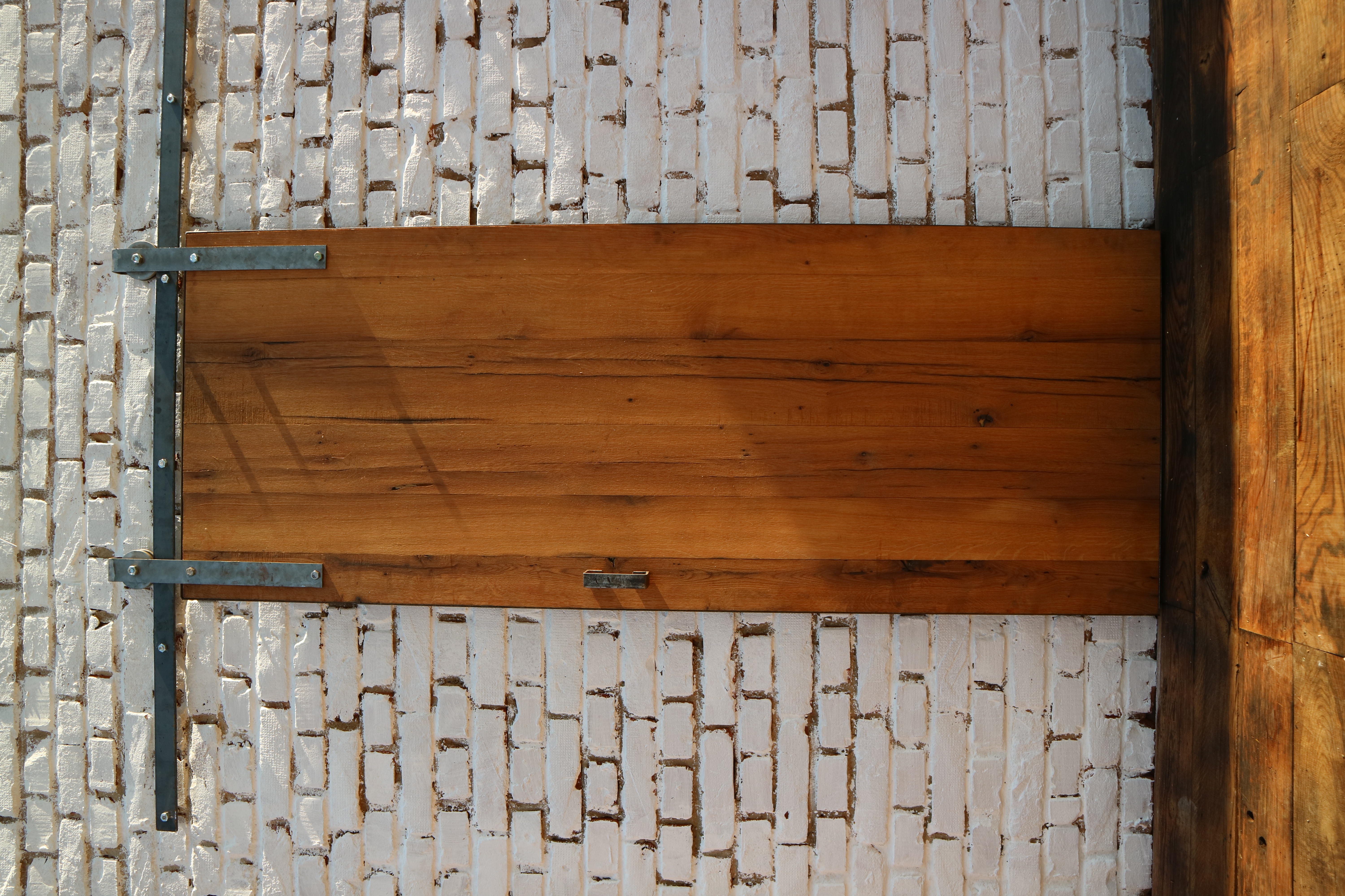 Oiled Oak Barn Sliding Door