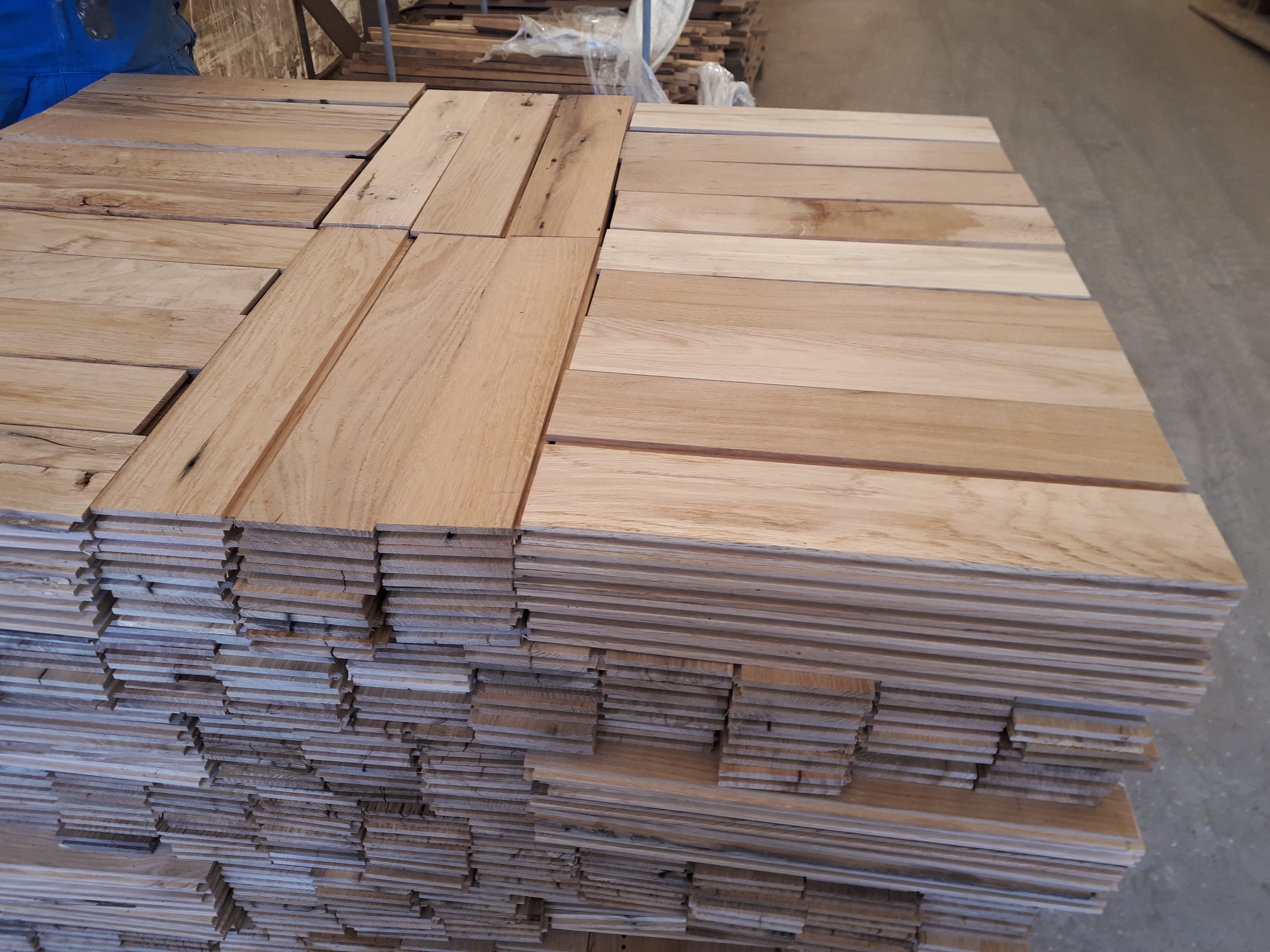 Herringbone Reclaimed Oak flooring