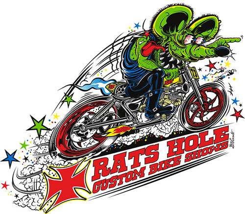 Rat's Hole Cafe Racer Sticker | rats-hole-bike-show
