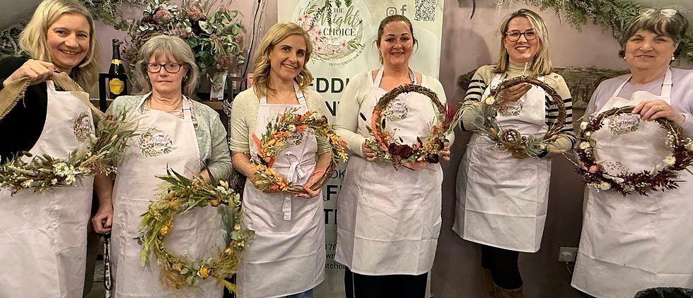 Workshop at The Secret Studio The Wright Choice Flowers