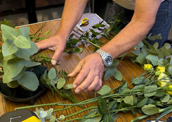 Flower arranging The Wright Choice Flowers