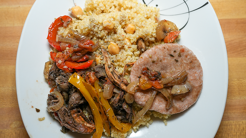 Jamaican Style Brown Stew Oyster Mushrooms