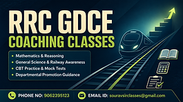RRC GDCE coaching classes for CBT preparation and railway departmental promotion guidance.