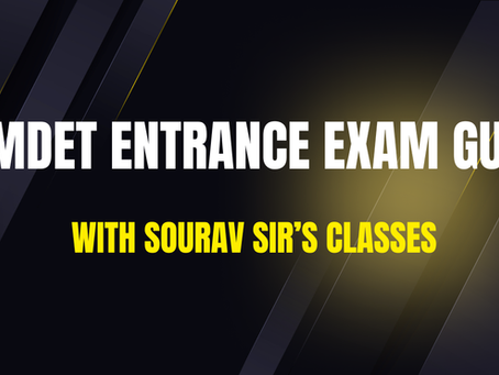 PUMDET Entrance Exam Syllabus 2025 | Detailed Subject-Wise Topics & Exam Pattern