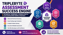 Triplebyte assessment success engine thumbnail with technical screening coding logic elite developer hiring strategy professional exam preparation banner