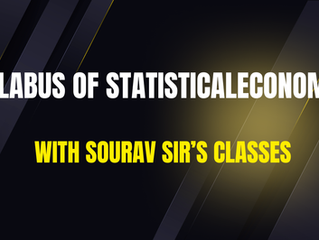 Statistical Economics Syllabus 2026: Complete Topics, Exam Pattern & Study Guide