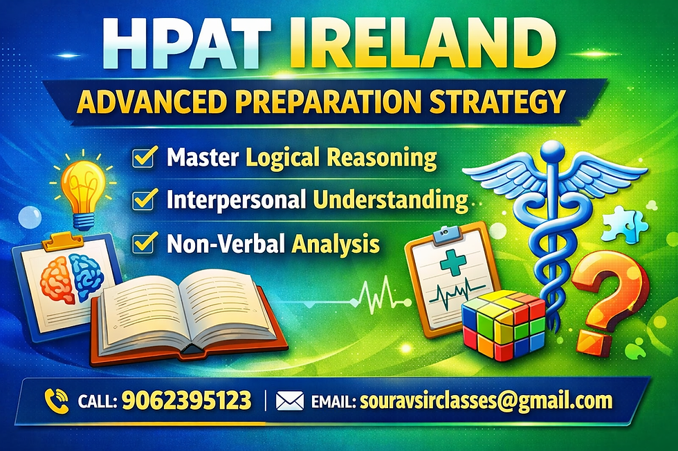 HPAT IRELAND  ADVANCE PREPARATION STRATEGY