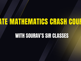 GATE Mathematics Exam Crash Course 2026 | Complete Syllabus, Strategy, Practice & Top Scoring Techniques