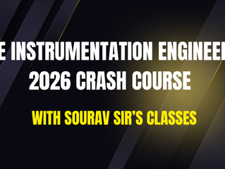 GATE Instrumentation Engineering 2026 Crash Course – Complete Syllabus, Smart Strategy, Expert Classes & High Score Guide