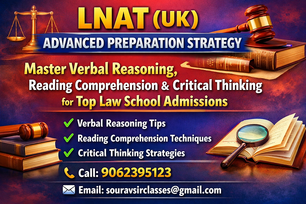 LNAT ADVANCE PREPARATION STRATEGY