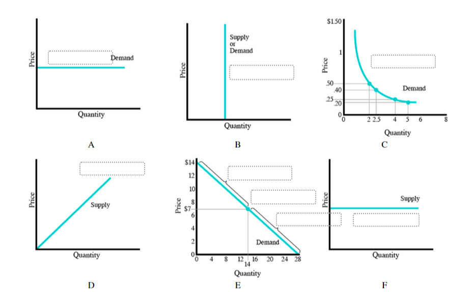 Varieties of Supply and Demand Curves: From Perfect Elasticity to Market Equilibrium—Essential Visuals for Understanding Microeconomic Theory