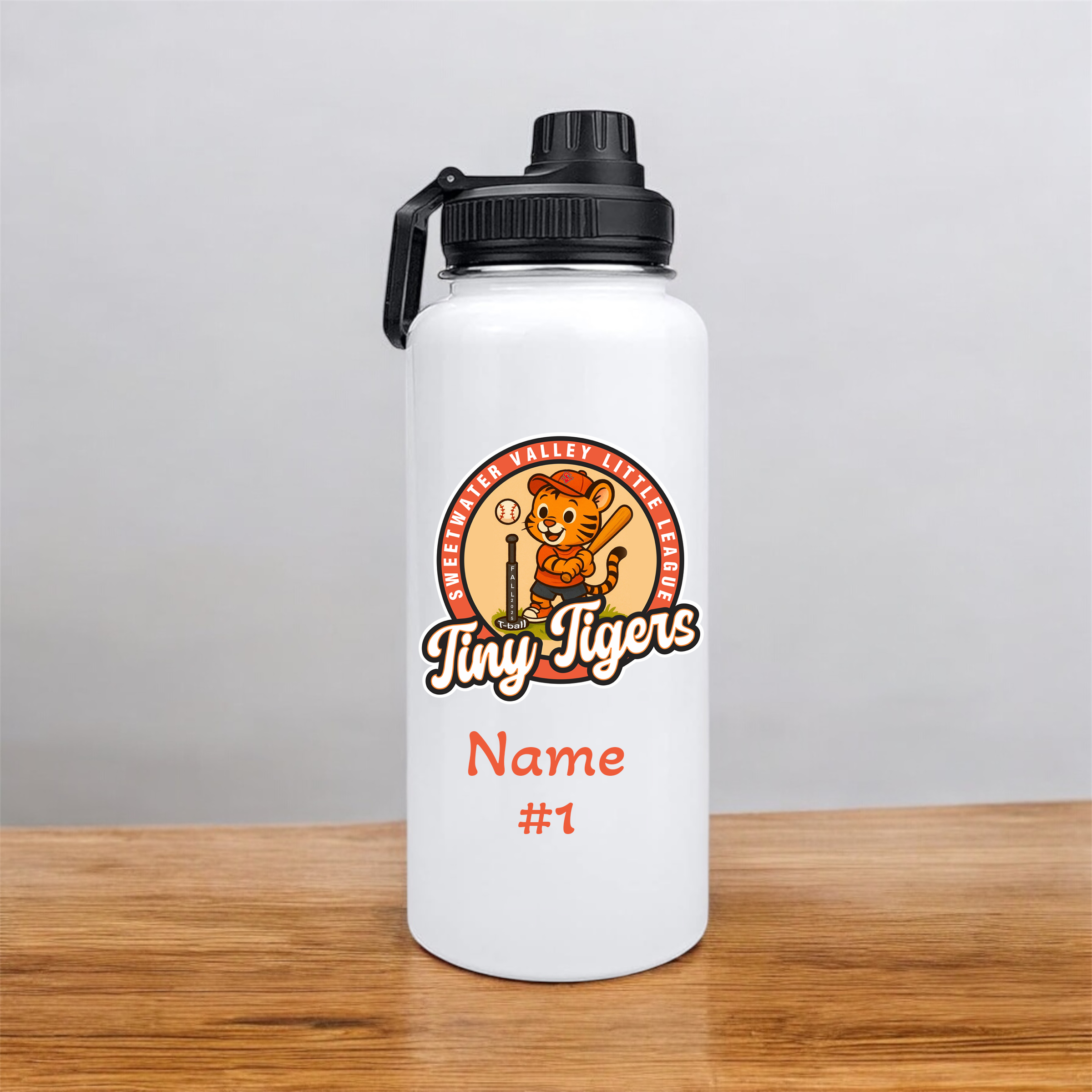 Tiny Tigers Water Bottle