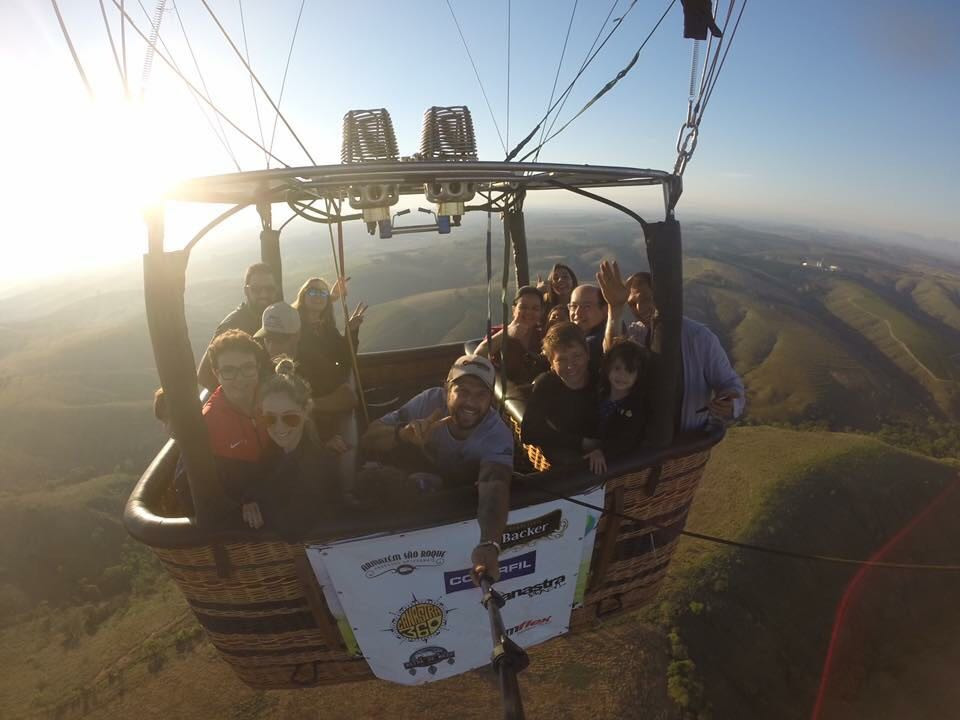 passeio de balão na Serra da Canastra