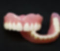 Full upper and lower dentures