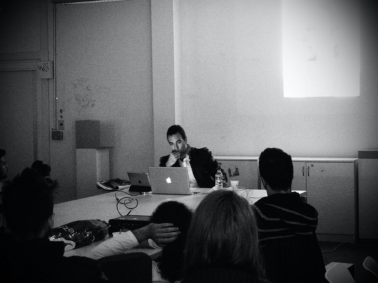 Marmara University — Artist Talk, 2013 — Ali Alışır