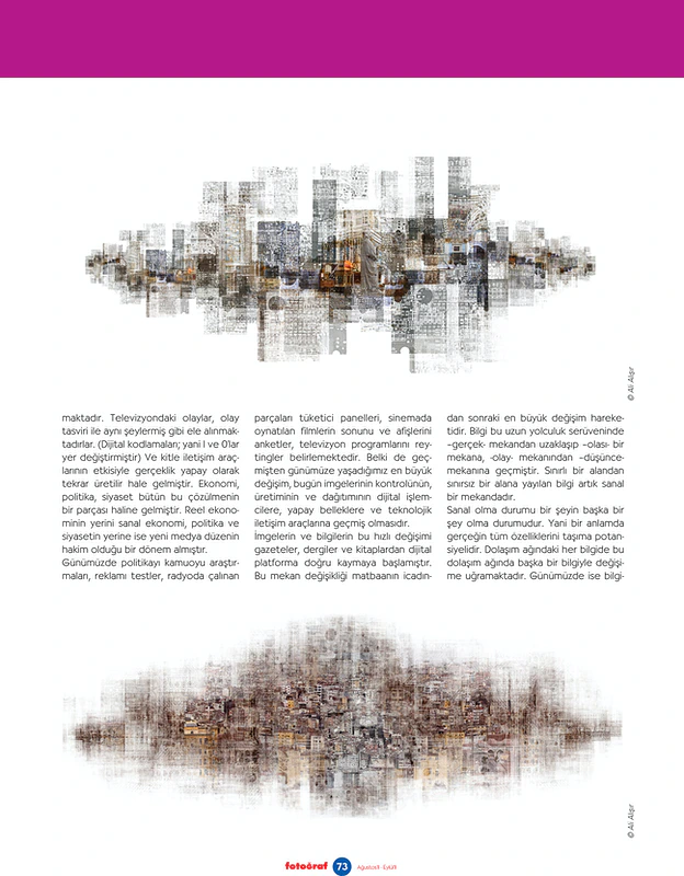 Fotoğraf Dergisi – 2011 — Ali Alışır