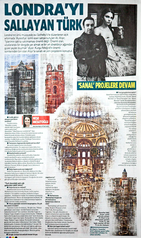 Milliyet – 2012 — Ali Alışır