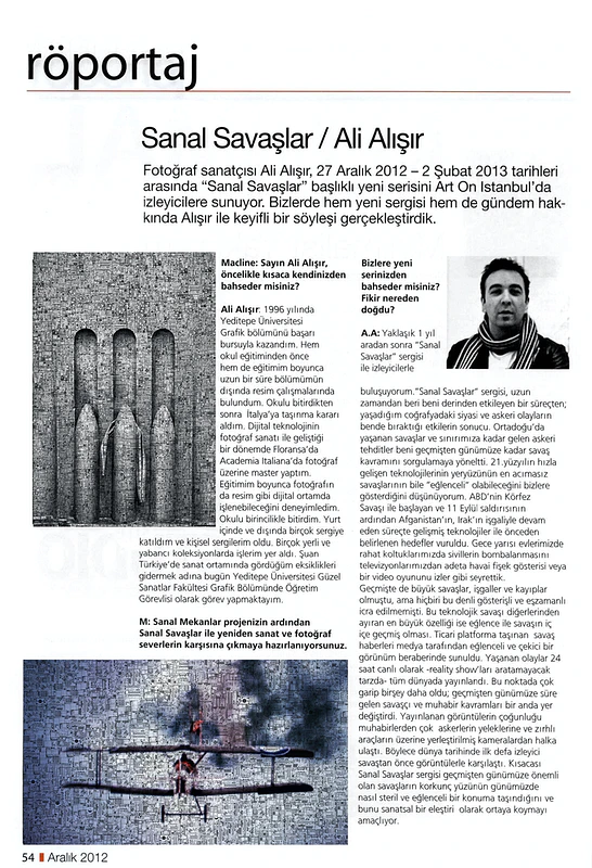 Macline – 2012 — Ali Alışır