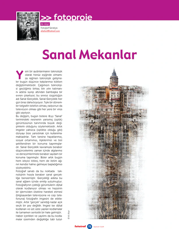 Fotoğraf Dergisi – 2011 — Ali Alışır