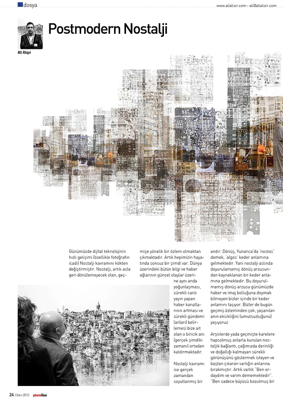 Özgün dergi sayfaları · 2012—2014 — Ali Alışır