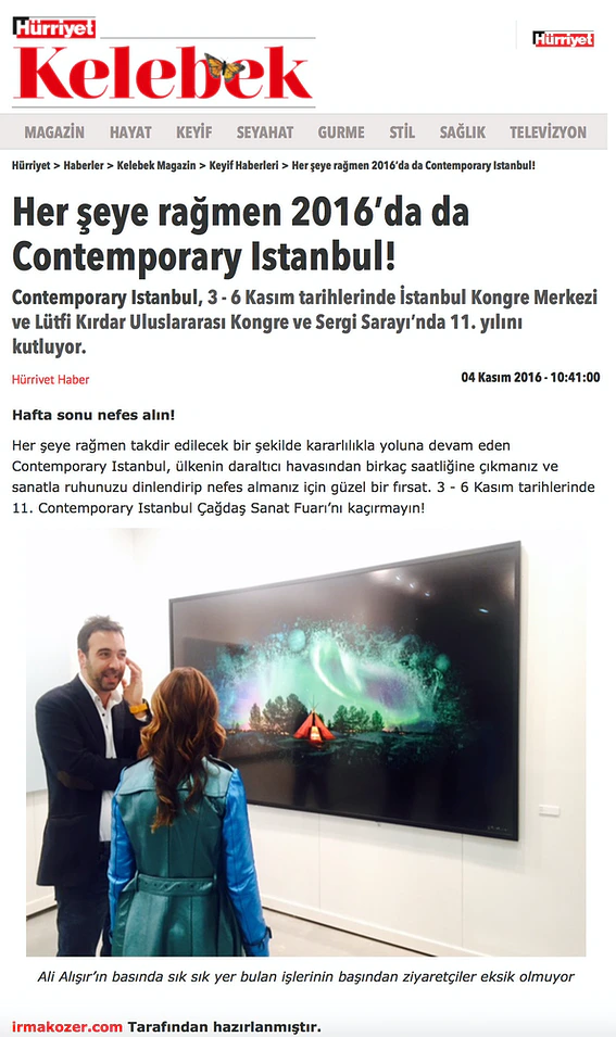 Hurriyet - 2016 — Ali Alışır