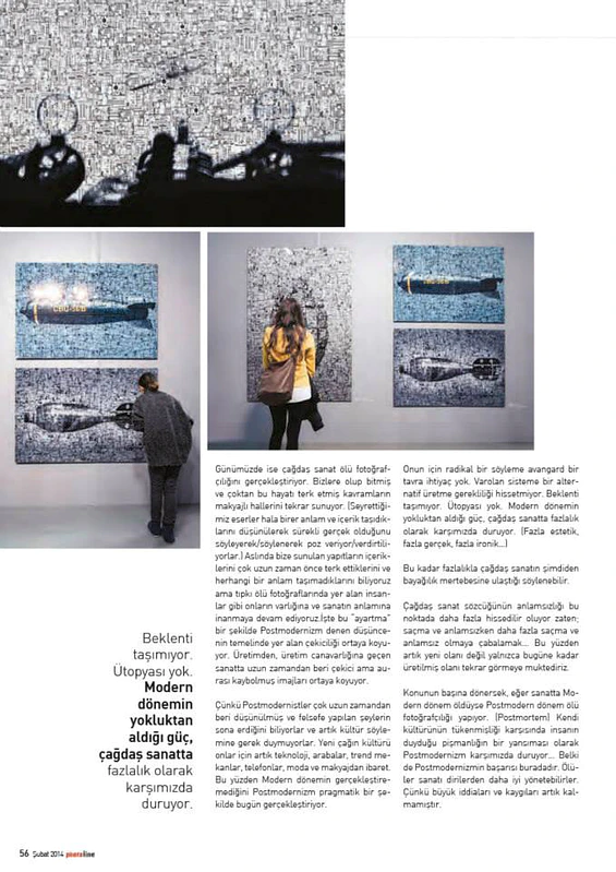 Özgün dergi sayfaları · 2012—2014 — Ali Alışır