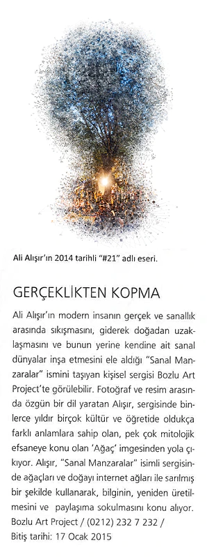 Milliyet Sanat – 2015 — Ali Alışır