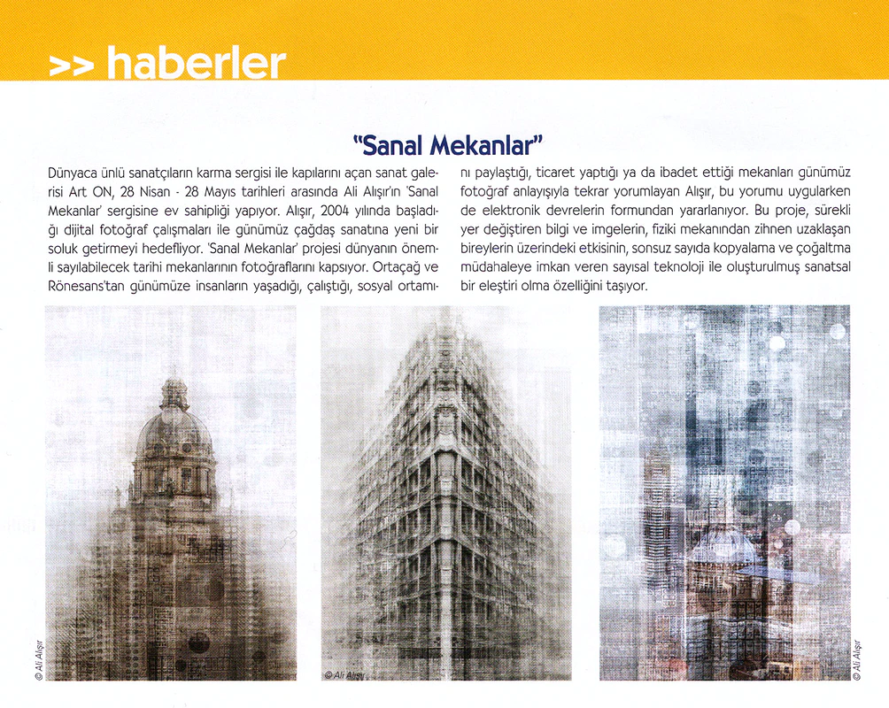 Fotoğraf Dergisi – 2011 — Ali Alışır