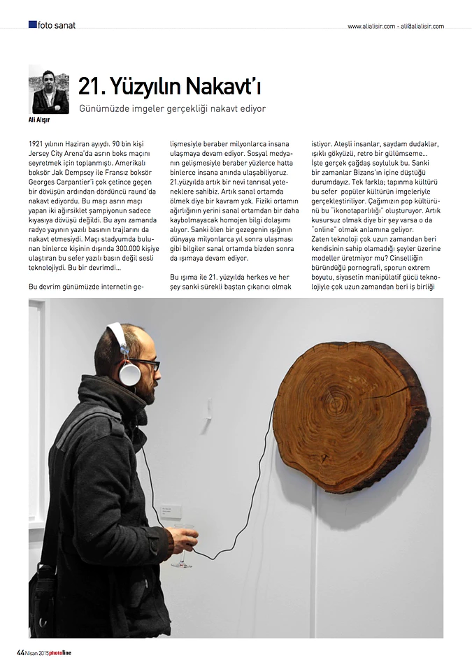 Özgün dergi sayfaları · 2012—2014 — Ali Alışır