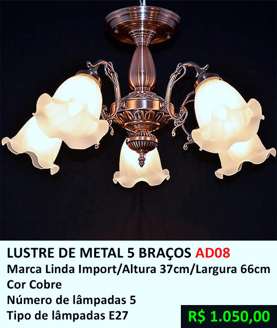 Lustre Metal 5Braç. - AD08