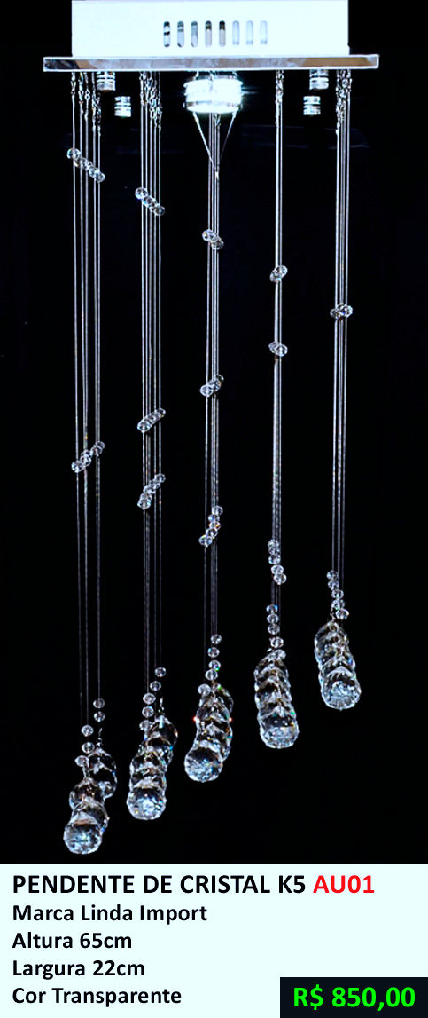 Pendente de Cristal K5 - AU01