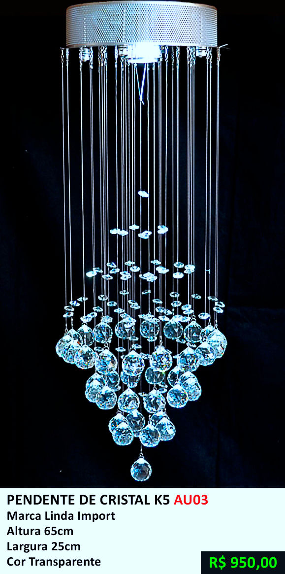 Pendente de Cristal K5 - AU03