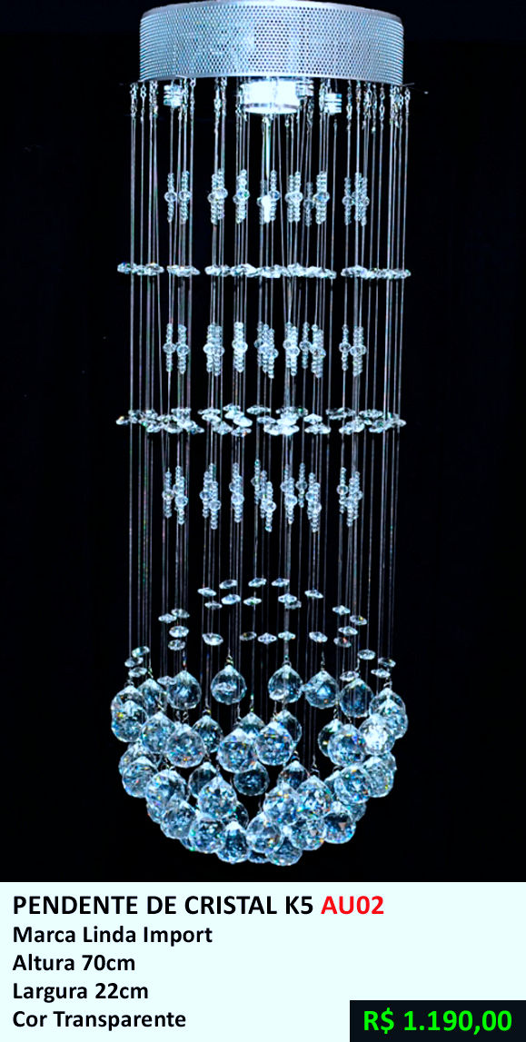 Pendente de Cristal K5 - AU02
