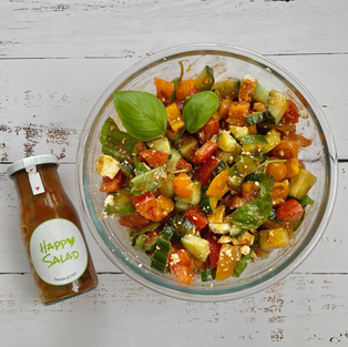 Tomate -Gurke - Basilikum