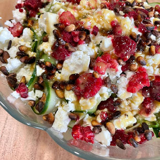 Himbeere - Zucchini - Feta