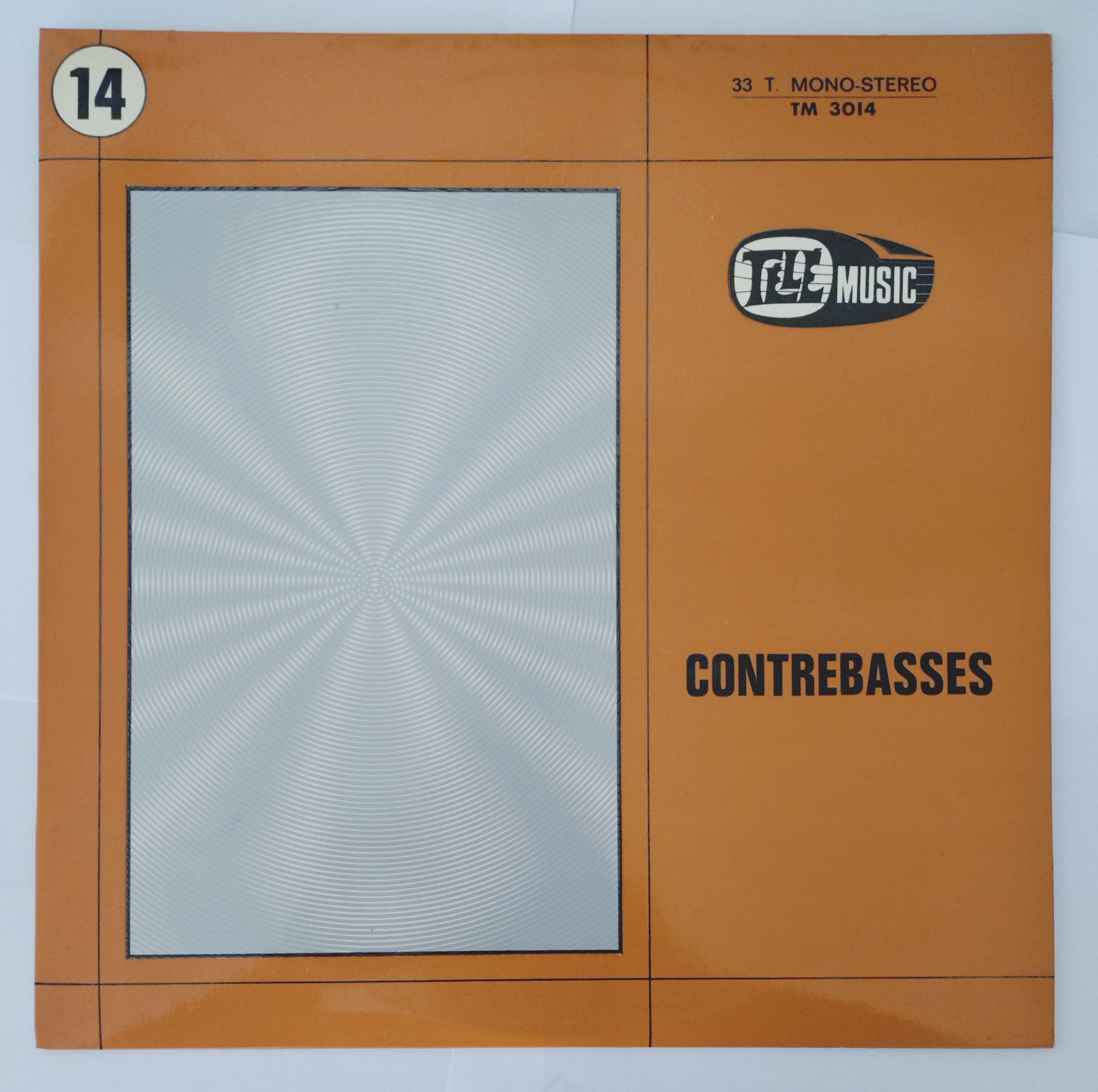 Guy Pedersen - Contrebasses (LP)TELE MUSIC France