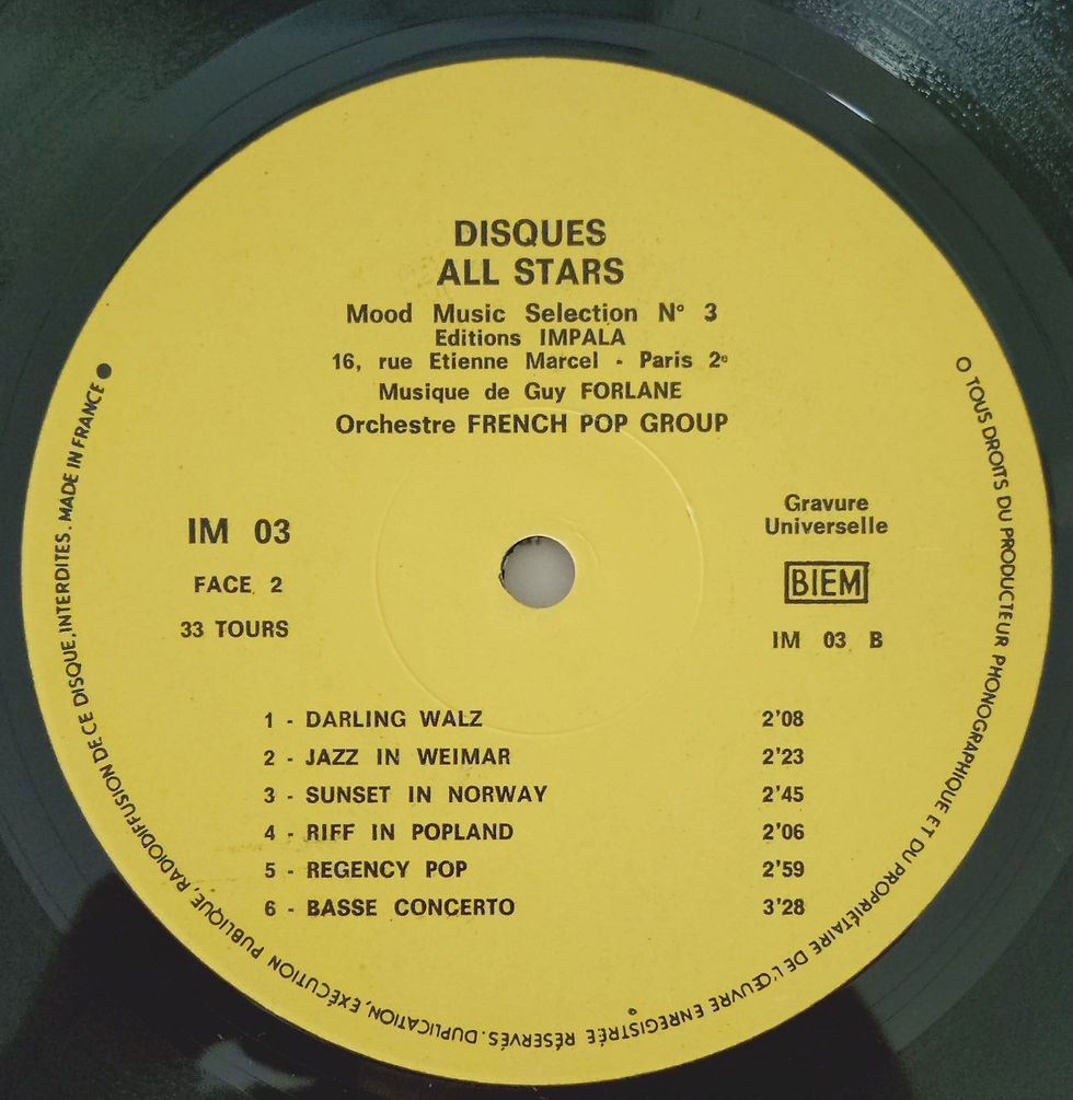 Thumbnail: Guy Forlane Avec Le Pop Club De France Et Le French Pop Group(Disques All stars)