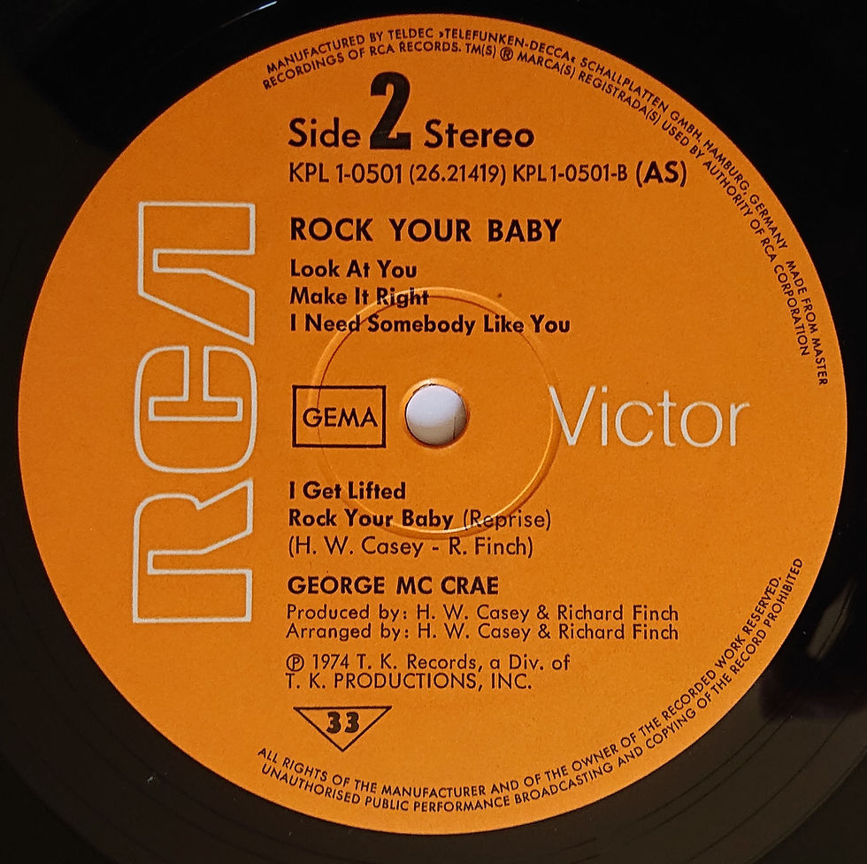 Thumbnail: George Mc Crae  –  Rock Your Baby LP - RCA Victor   Germany