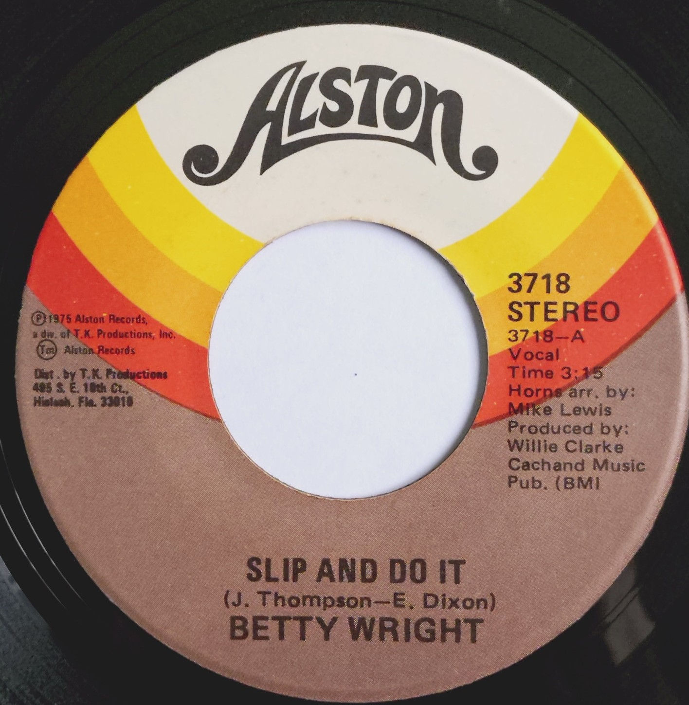 Betty Wright - Slip And Do It (7") Alston Records, US
