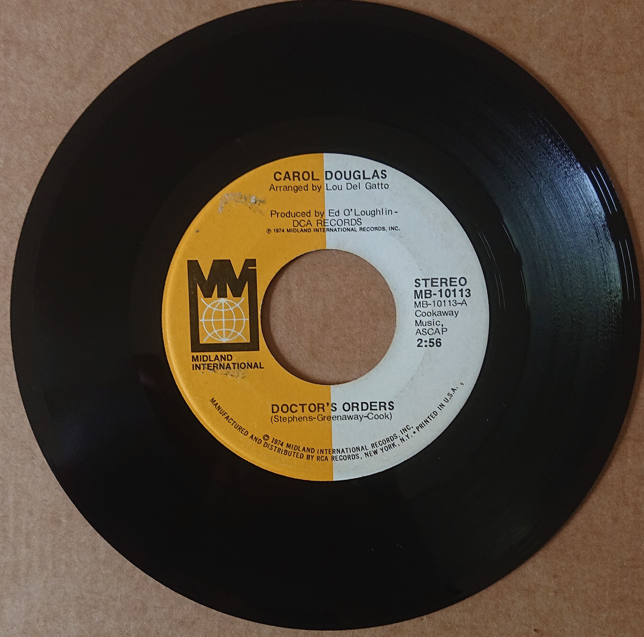 Carol Douglas - Doctor's Orders - Midland US