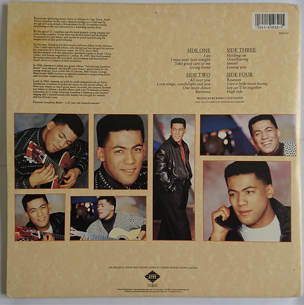 Thumbnail: Jonathan Butler ‎– Jonathan Butler - Jive US