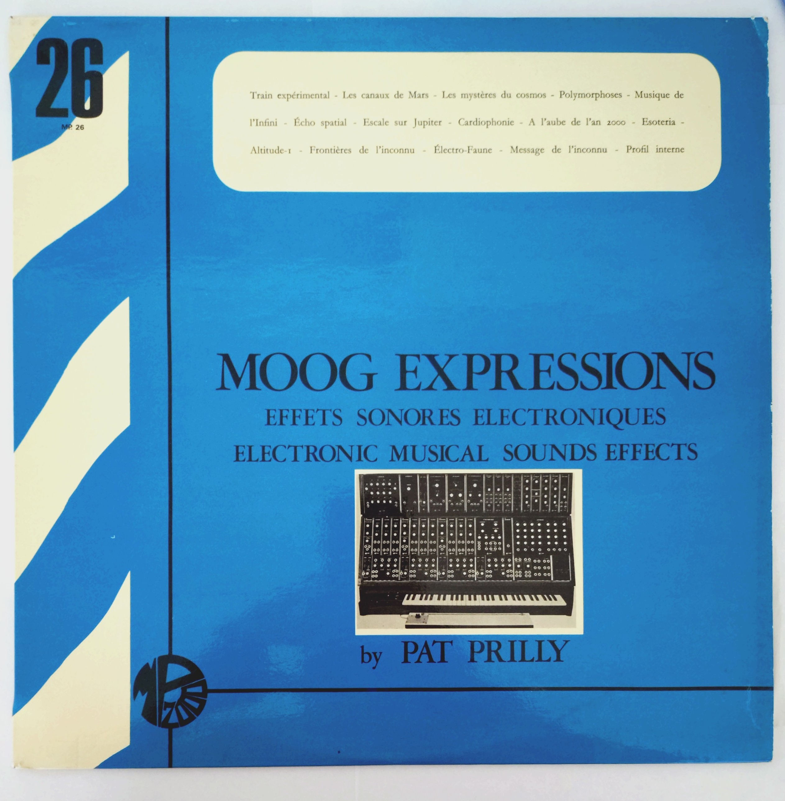 Pat Prilly - Moog Expressions (LP)Editions Montparnasse 2000 Fr