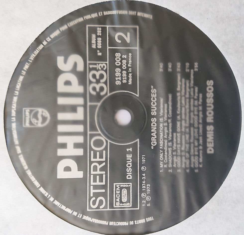 Thumbnail: Demis Roussos ‎– Grands Succès - 33x2 LP - Philips  France Repress ( gatefold )